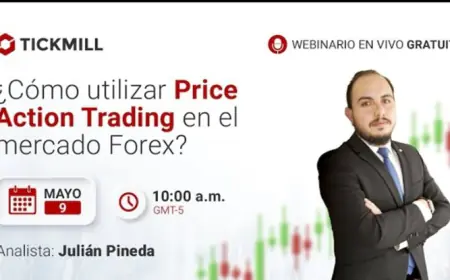 Webinar de Tickmill: Aprende a operar en Forex con Price Action Trading, Claves y estrategias efectivas