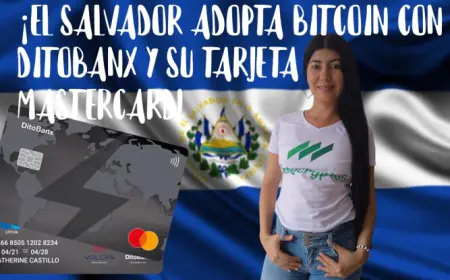 El Salvador adopta el futuro: DitoBanx presenta tarjeta Mastercard para transacciones con Bitcoin
