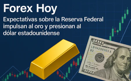 Forex Hoy: Expectativas sobre la Reserva Federal impulsan al oro y presionan al dólar estadounidense
