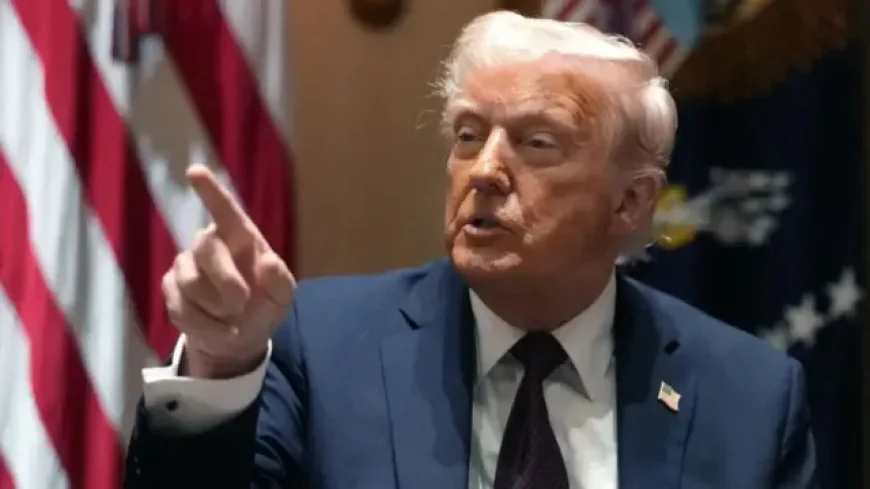 Gráfico muestra la baja aprobación de Trump en sus primeros 100 días de gobierno