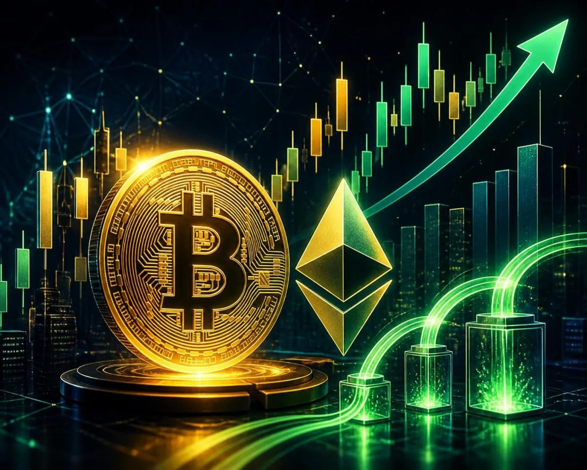 ETF de Bitcoin y Ethereum marcan récord de entradas y disparan el mercado cripto