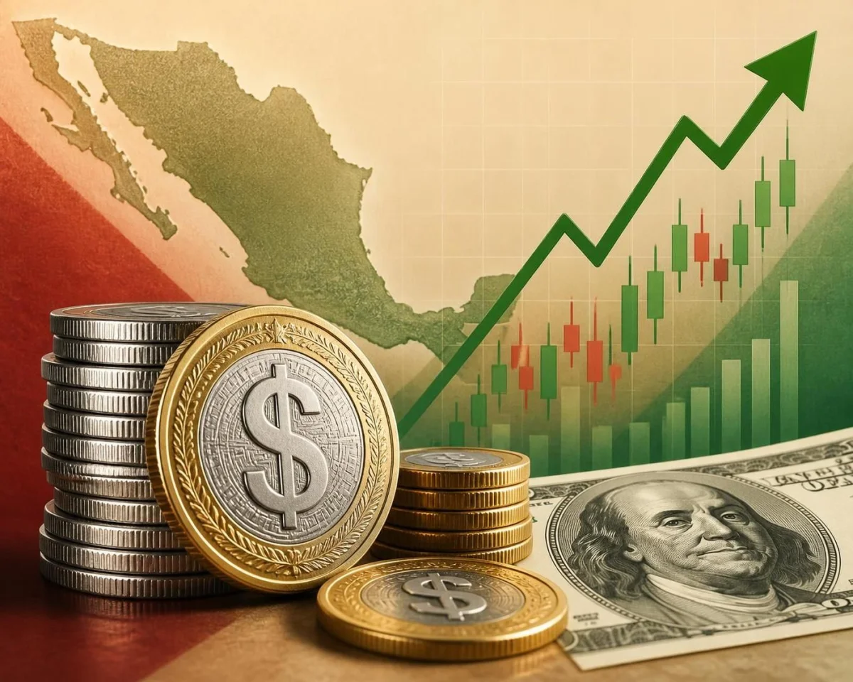 El peso mexicano se fortalece: análisis del dato de inflación y su impacto en el tipo de cambio