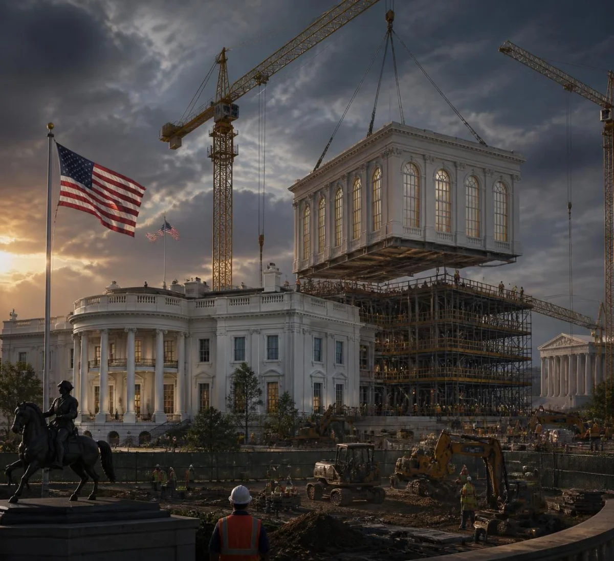 El Supremo deja a Trump seguir construyendo el Salón de Baile de la Casa Blanca de $600 millones